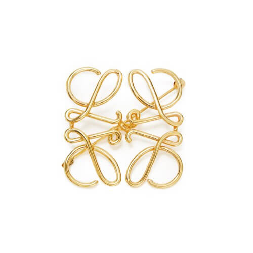 LOEWE Anagram 別針_金色