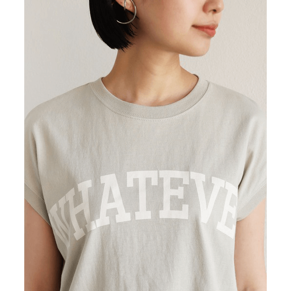 天竺棉圓弧下擺設計上衣_淡綠