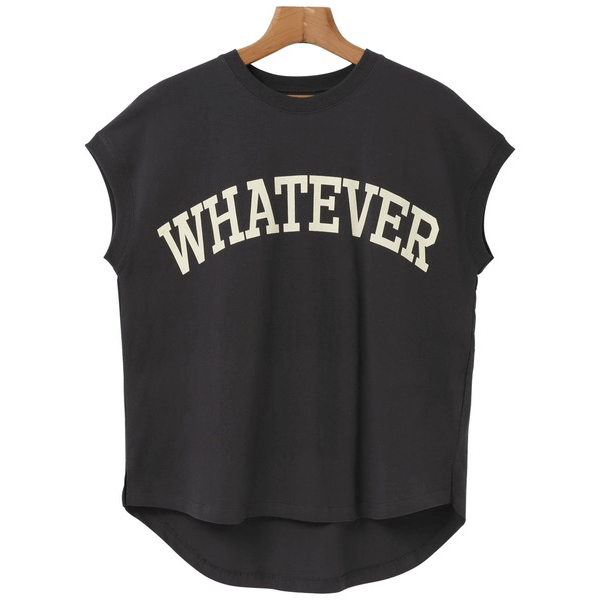 天竺棉圓弧下擺設計上衣_岩灰