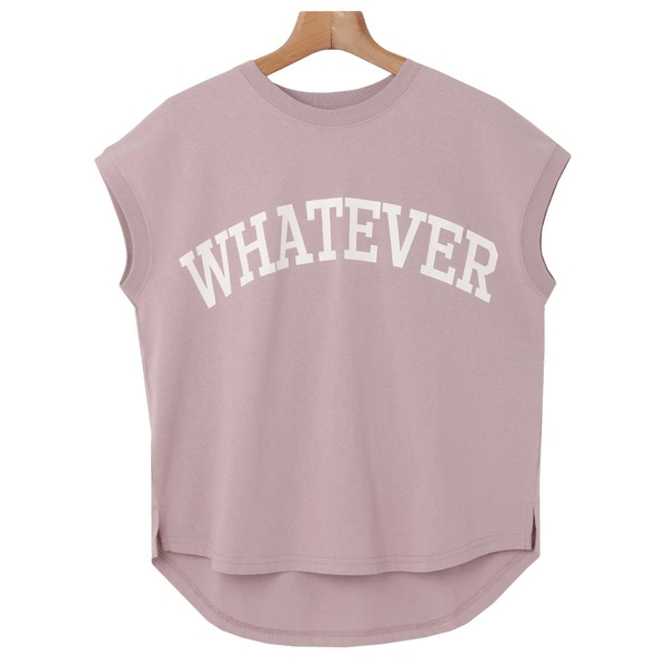 天竺棉圓弧下擺設計上衣_深褐色