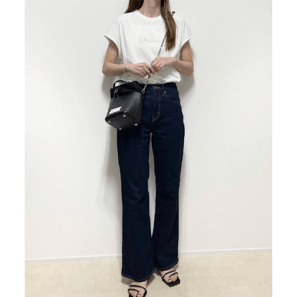 天竺棉 Whatever Logo 刺繍T_白