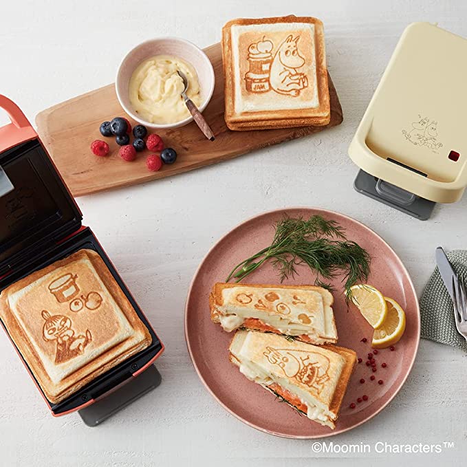 récolte Moomin嚕嚕米造型壓花三明治機 (粉色)