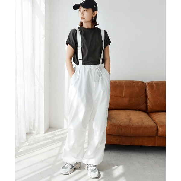 美國棉防汗漬法式袖短T_深灰