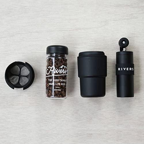 日本 RIVERS手搖磨豆機COFFEE GRINDER GRIT(黑色)