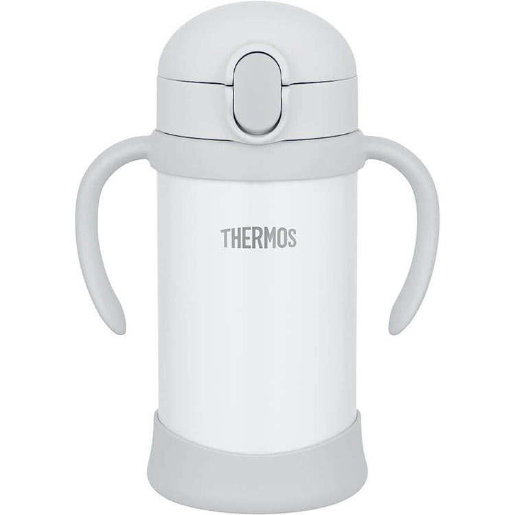 Thermos 嬰兒吸管杯_灰色