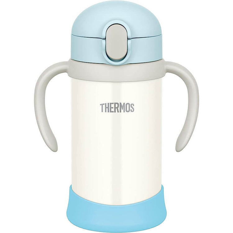 Thermos 嬰兒吸管杯_藍色