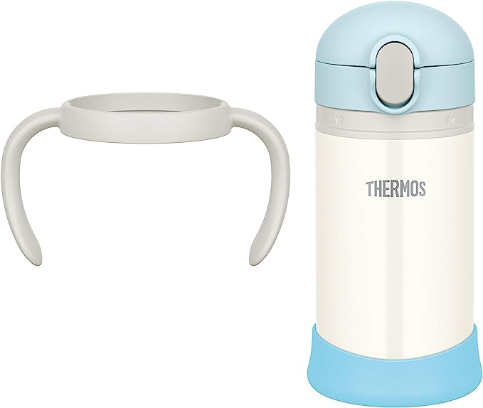 Thermos 嬰兒吸管杯_藍色